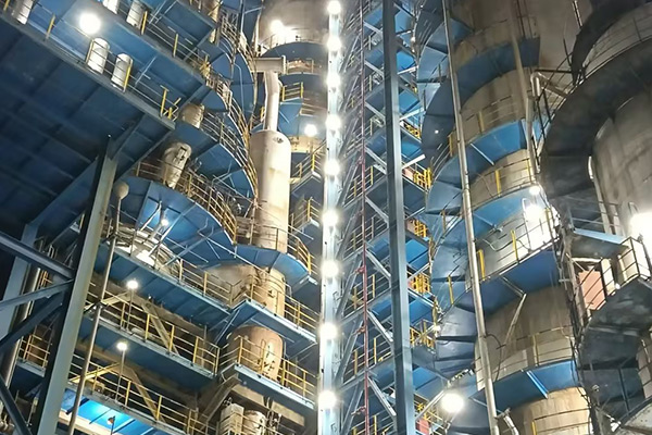 华北石化防爆照明改造工程现场